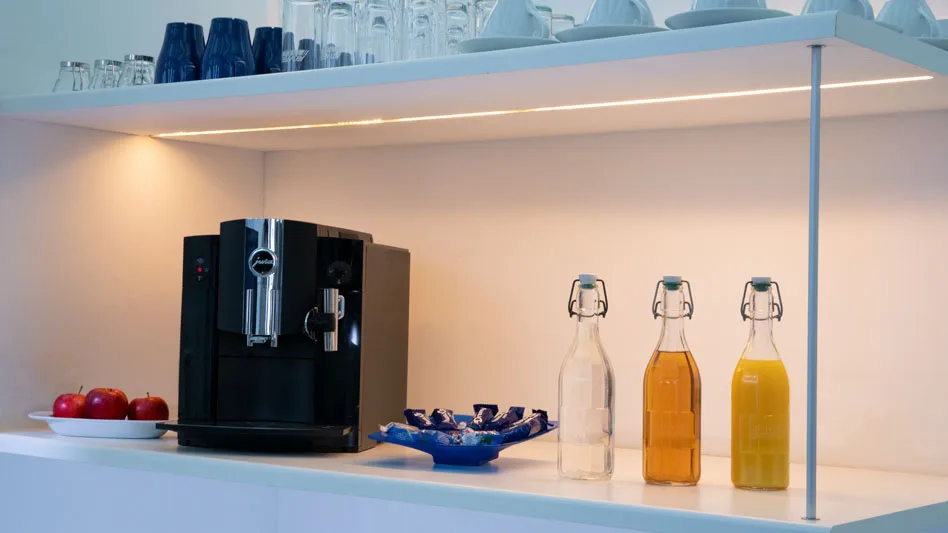 Kundenbar im Greenbox-Bereich
