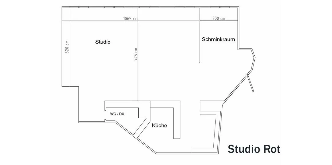 Raumplan Studio Rot